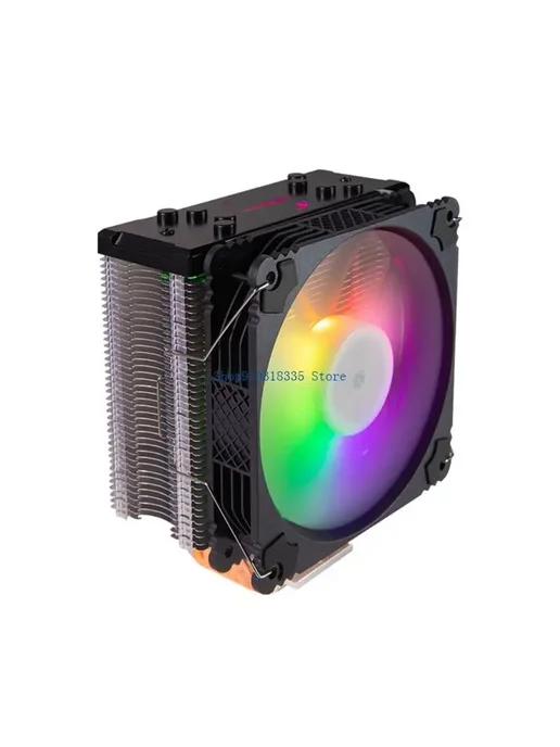Нет бренда Кулер для ПК Black с RGB подсветкой, черный