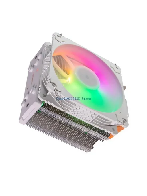 Нет бренда Кулер для ПК Black с RGB подсветкой, черный, фото 4