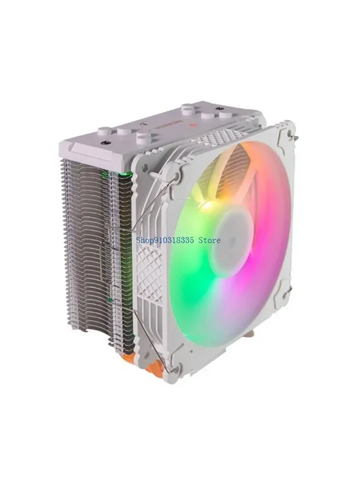 Нет бренда Кулер для ПК Black с RGB подсветкой, белый