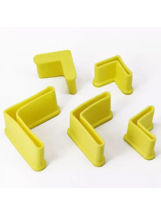 Нет бренда Заглушки для мебели L-образные из ПВХ Transparent 12Pcs, 8Pcs, фото 7