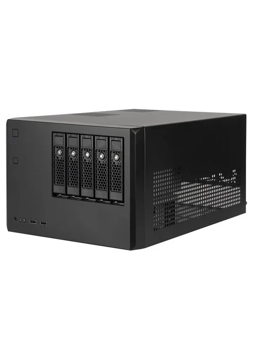 Нет бренда CS351 корпус для мини-NAS, черный