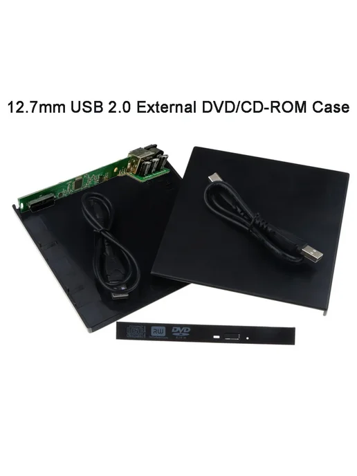 YiFanHeRong Портативный USB 2.0 SATA DVD CD-ROM привод, вариант, фото 2