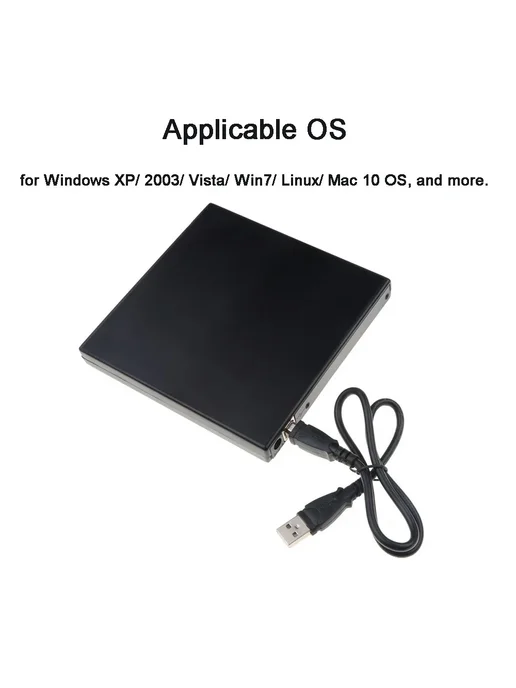 YiFanHeRong Портативный USB 2.0 SATA DVD CD-ROM привод, вариант, фото 3
