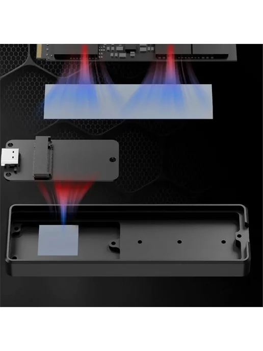 Нет бренда Корпус для SSD Nices TR-EB101 USB Type-C, вариант