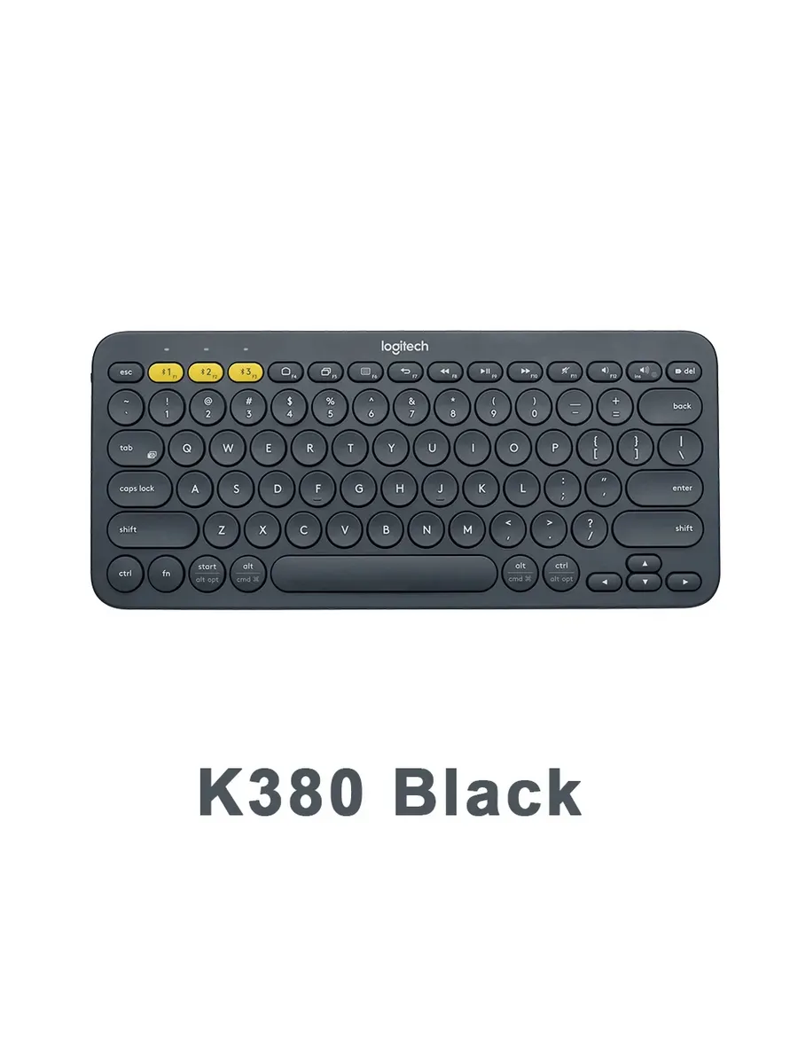 LOGITECH Беспроводная Bluetooth-клавиатура K380 K380-Black