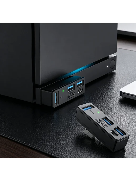 4в1 USB 3.0 хаб для Steam, PS5, ПК, ноутбук, экспелер, вариант, фото 8
