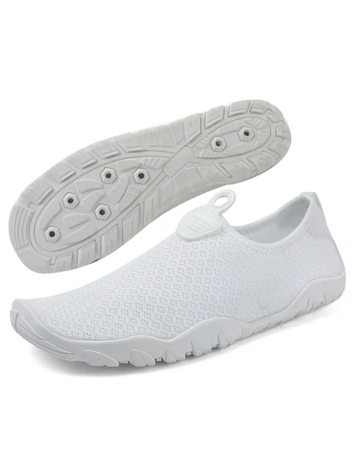 Дышащие акваобувь для воды и туризма, White 37, белый, фото 4