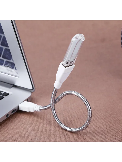 USB удлинитель male-female, светодиод, металлическая гофра, вариант, фото 4