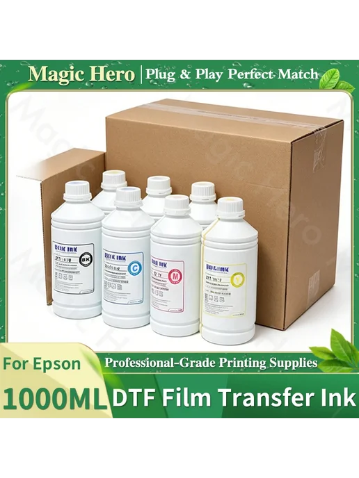 Magic Hero Чернила DTF для Epson DX5 DX7 4720 XP600 L800 L18, черный, фото 2