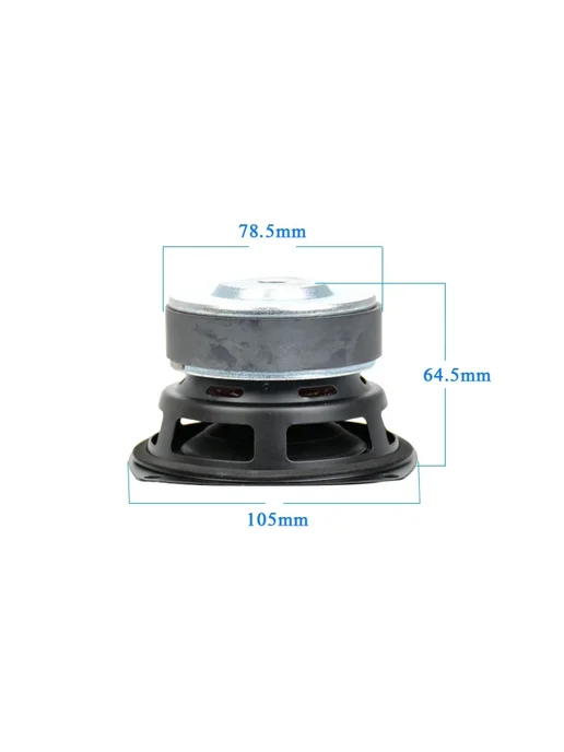 WYORESY 4-дюймовый сабвуфер 100 Вт Square 8 Ohm Bundle 1, 100 Вт, фото 2