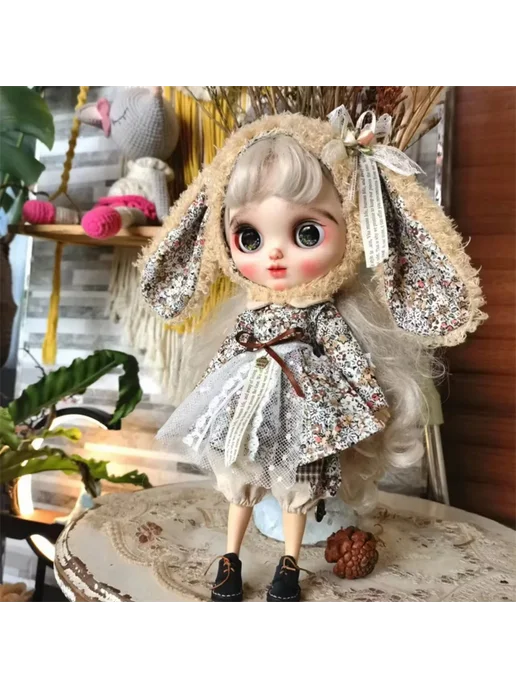 Нет бренда Комплект одежды для кукол Blythe, белый, Лолита, белый, фото 7