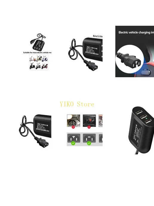 Нет бренда K32C Высокоэффективное зарядное устройство с 3 портами USB д, вариант