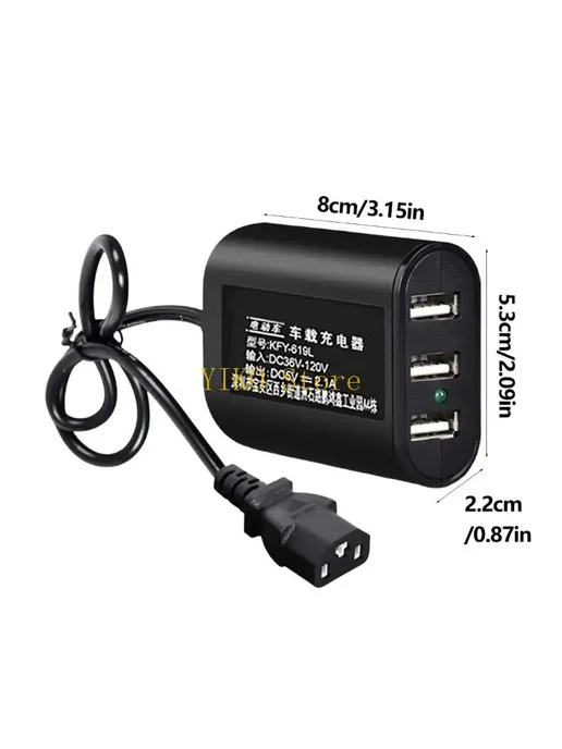 Нет бренда K32C Высокоэффективное зарядное устройство с 3 портами USB д, вариант, фото 6