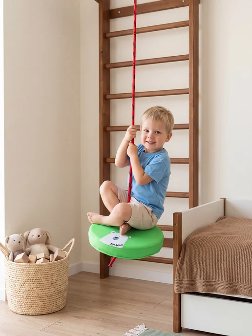 Tipi.room Тарзанка подвесная качели для шведской стенки, зеленый, фото 4