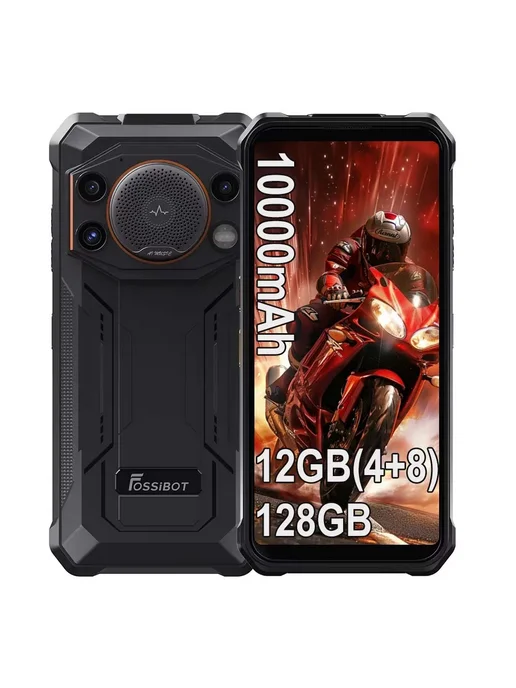 Смартфон UNIWA Fossibot F110l 10000 12/128 ГБ, красный