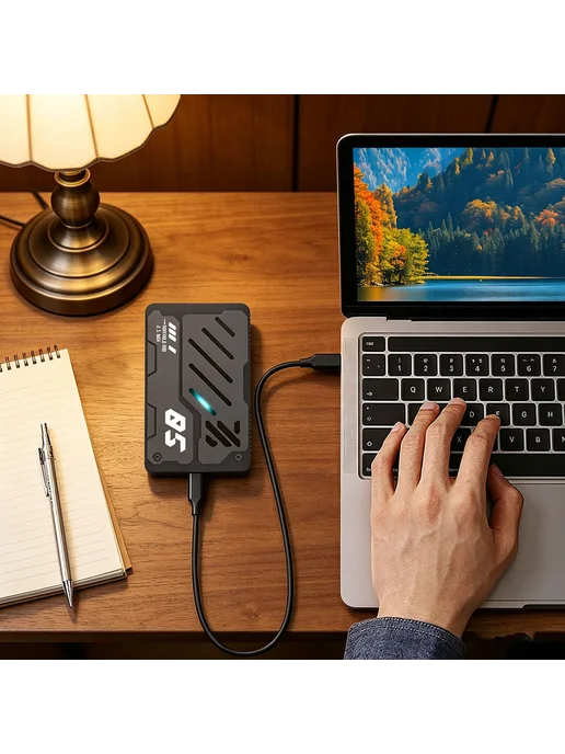 750Гг внешн. HDD Type-C RGB для ПК, Mac, ноутбука, Xbox, вариант, фото 3
