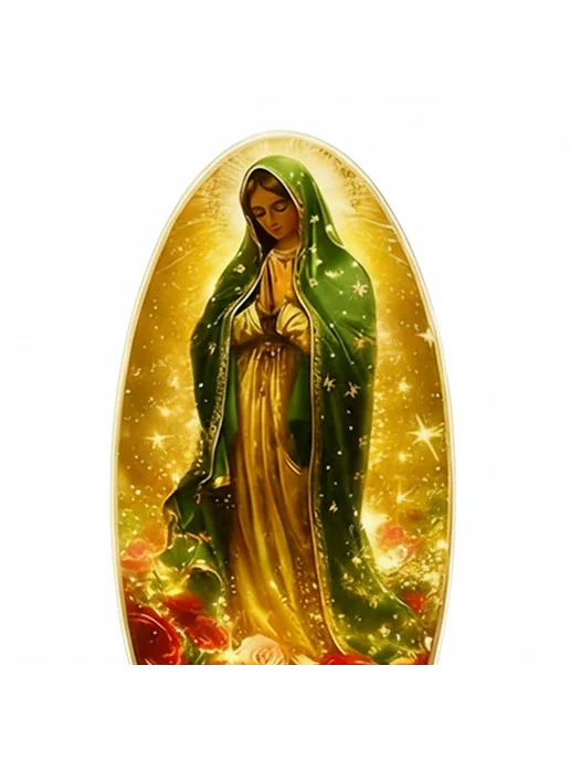 GUADALUPE Свеча с молитвой USB, подарок для мам и женщин, вариант, фото 8