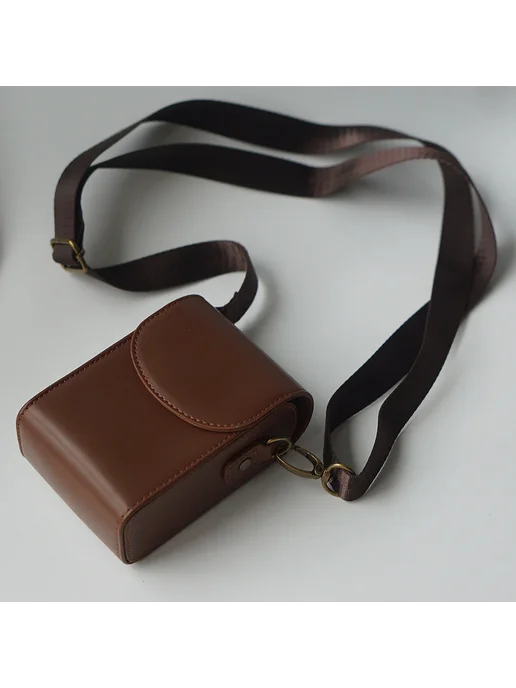 GUUUDGO Чехол для камеры Panasonic Lumix Brown, коричневый, фото 5