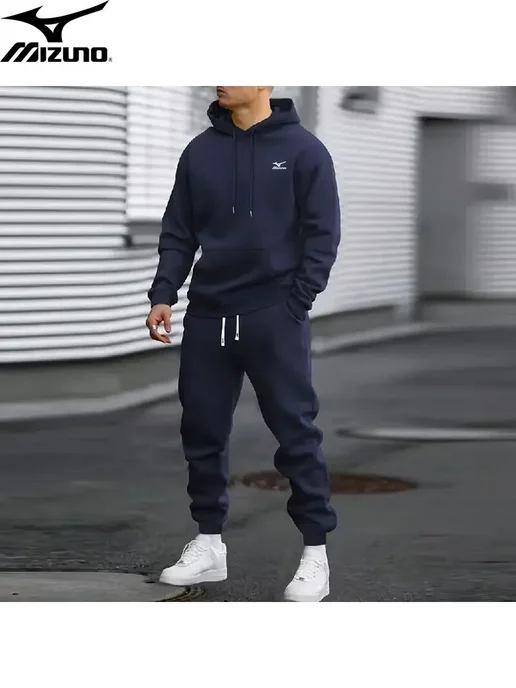 Костюм спортивный mizuno-pbtz-37, голубой