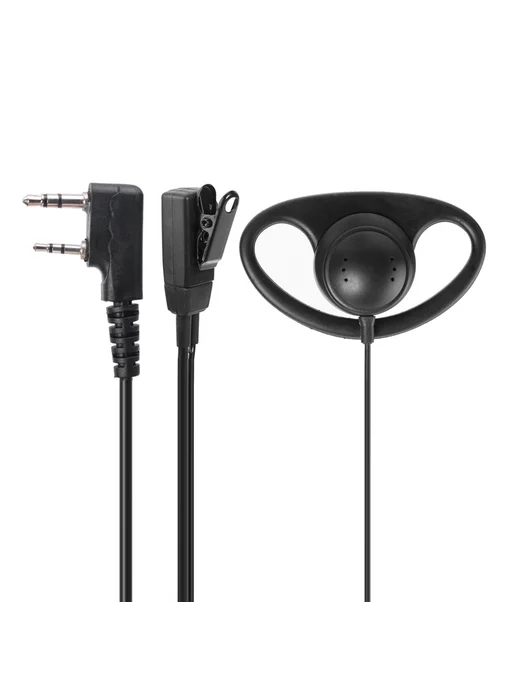 Гарнитура 2Pin D-Shape с PTT Mic для Kenwood радиостанций, вариант, фото 2