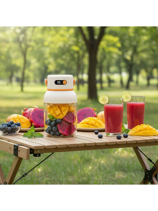 Мобильный блендер 40oz на USB-C, для смузи и коктейлей, MyBr, вариант, фото 6