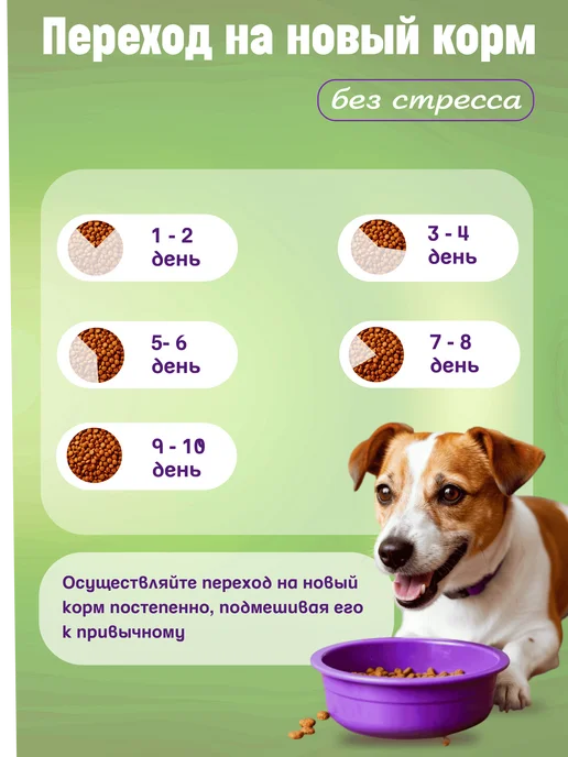 Сухой корм ХВОСТиУС для собак, крупные, средние, говядина, 3,02 кг, фото 5
