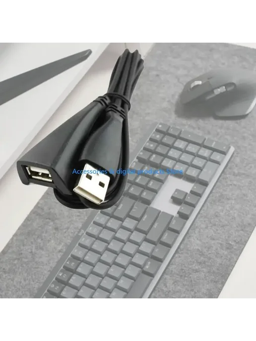 Нет бренда Удлинитель USB 2.0 для мыши и клавиатуры 1,5 метра, 1,5 м, фото 3