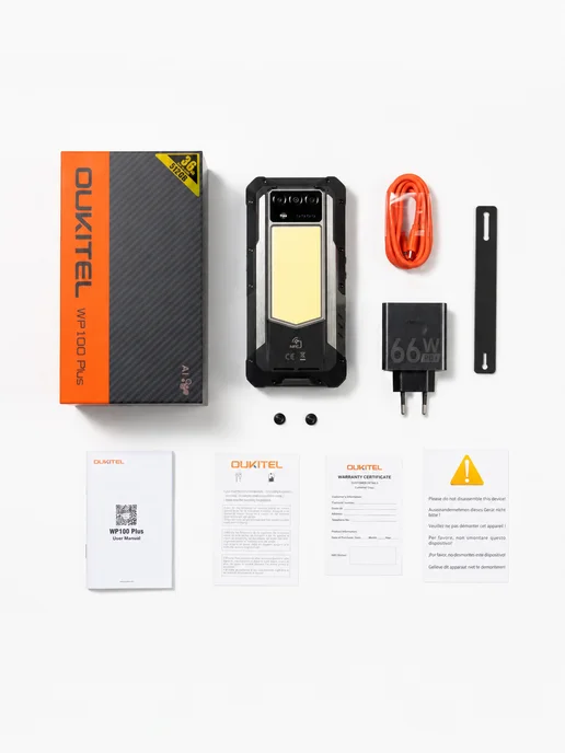Смартфон OUKITEL Wp100plus 33000 12/512 ГБ, черный, фото 2