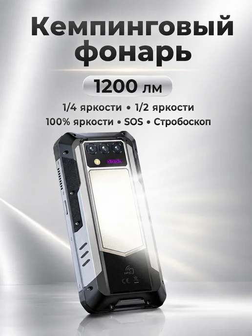Смартфон OUKITEL Wp100plus 33000 12/512 ГБ, черный, фото 3