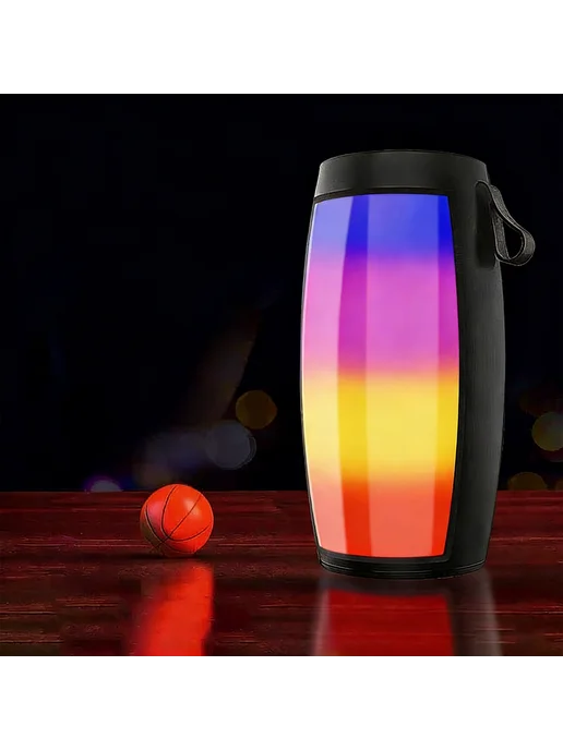 Яркая BT колонка с LED, переносная для караоке и отдыха, вариант, фото 4