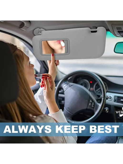 Нет бренда Солнцезащитный козырек Toyota Auris Corolla, Beige left, бежевый, фото 7