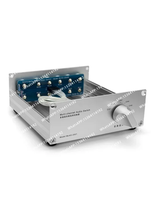 Пассивный аудио коммутатор 5 Input 1 Output RCA, вариант, фото 3