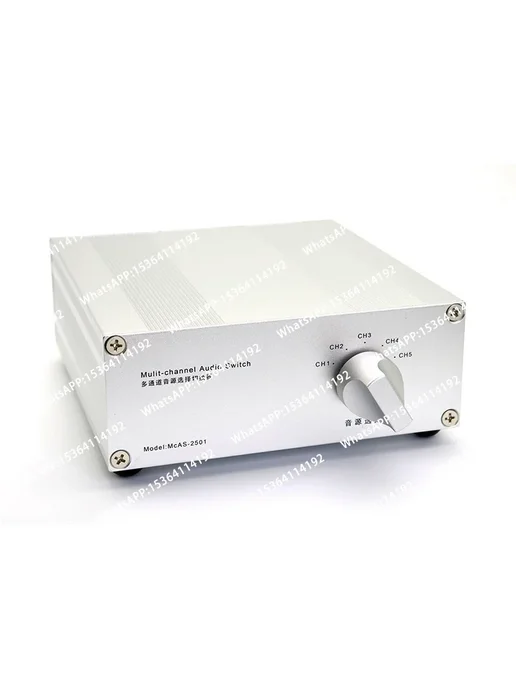 Пассивный аудио коммутатор 5 Input 1 Output RCA, вариант, фото 4