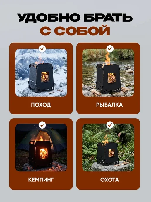 Печь Щепочница, черный, фото 4
