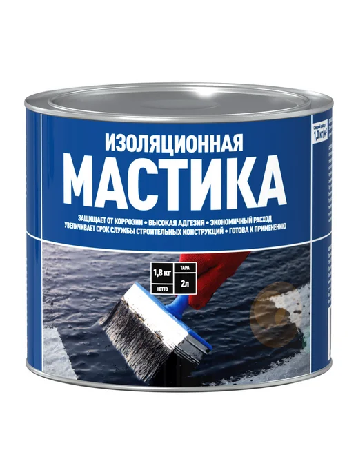 СТАРТ Мастика битумная, изоляционная, 2 л, вариант