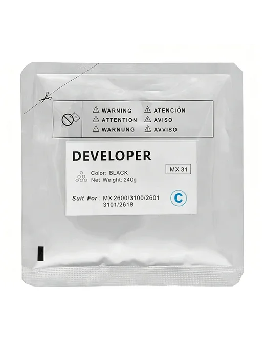 Jiezi Developer CMYK 240g для Sharp MX-31 C, 240 г
