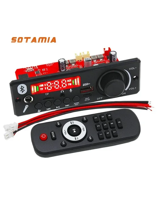 SOTAMIA Bluetooth усилитель мощности 2x50 Вт, 2x80, 80 Вт