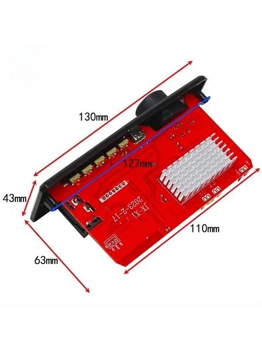 SOTAMIA Bluetooth усилитель мощности 2x50 Вт, 2x80, 80 Вт, фото 5