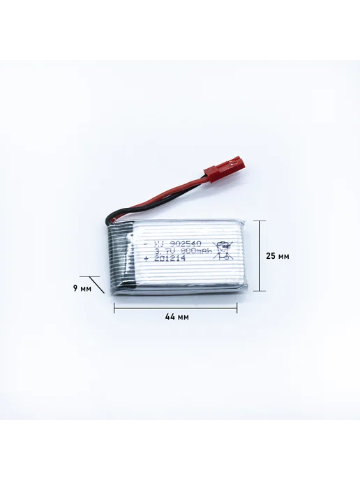 Аккумулятор 3,7 V 800 mAh Li-po разъем JST для квадрокоптеро, 800 мАч, фото 5