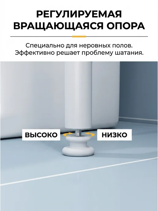 IKEA Полка для хранения над стиральной машиной с крючками, белый, фото 7