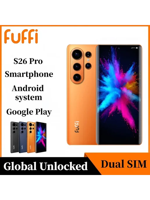 Смартфон fuffi S26 Pro 8/128 ГБ, черный, фото 2