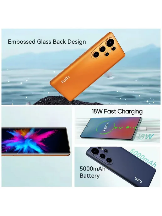Смартфон fuffi S26 Pro 8/128 ГБ, черный, фото 4