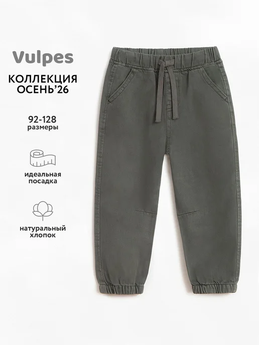 Vulpes Брюки джинсовые для мальчика, зеленый