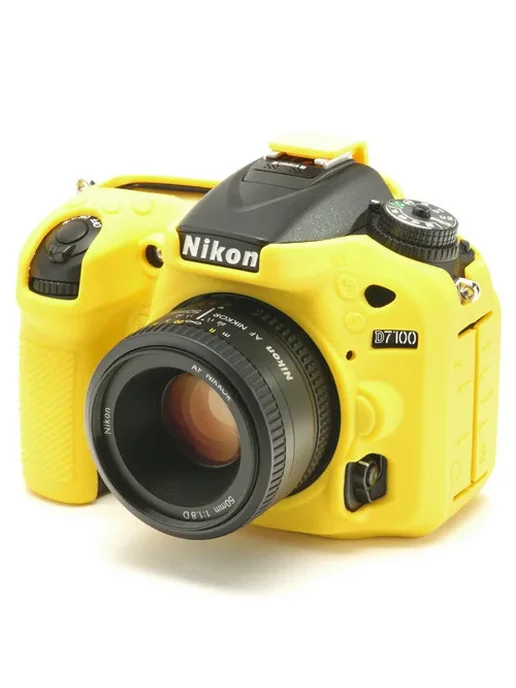 Силиконовый чехол для Nikon D71007200 yellow, желтый