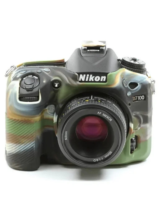 Силиконовый чехол для Nikon D71007200 yellow, желтый, фото 4