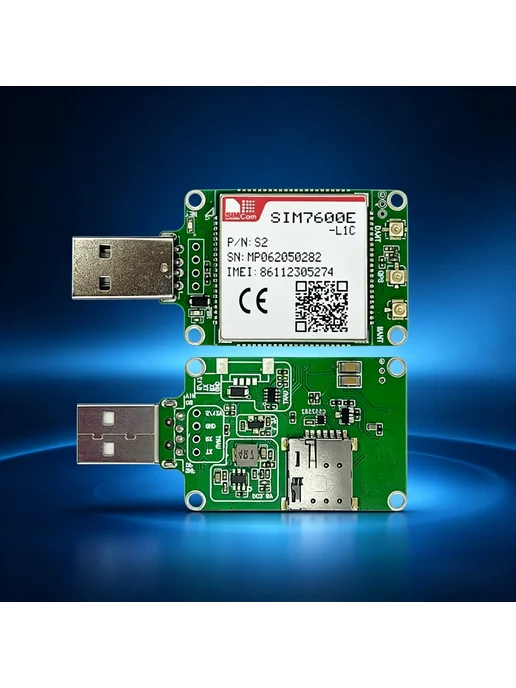 Нет бренда SIM7600E-L1C 4G LTE CAT4 Модуль, CAT1 USB-модем плата, фото 2