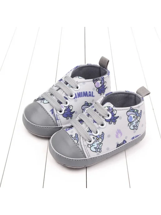 Kidsun Пинетки для новорожденных, серый, фото 3