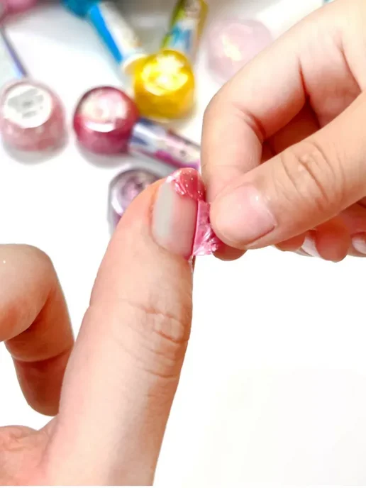 Набор лаков для ногтей детский, голубой, фото 4