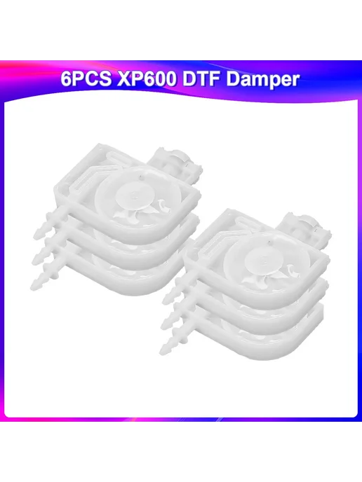 OYfame Демпфер чернил для принтера Epson XP600 DTF 6pcs, 6 шт