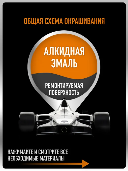 MEGAMIXnano Алкидная краска 1К Белая глянцевая, 750 гр, 750 г, фото 7